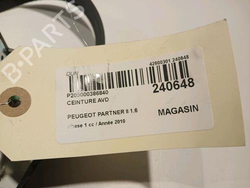Front right belt tensioner PEUGEOT PARTNER Box Body/MPV 1.6 HDi 16V | BP17630509C88 