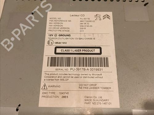 Radio PEUGEOT 508 I (8D_) 2.0 BlueHDi 150 | BP16555159E6 