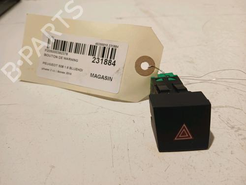 Warning switch PEUGEOT 508 I (8D_) 1.6 BlueHDi 120 (120 hp) 17994128