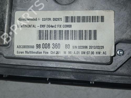 Display monitor CITROËN C4 II (NC_) 1.6 HDi 110 | BP30830131C48