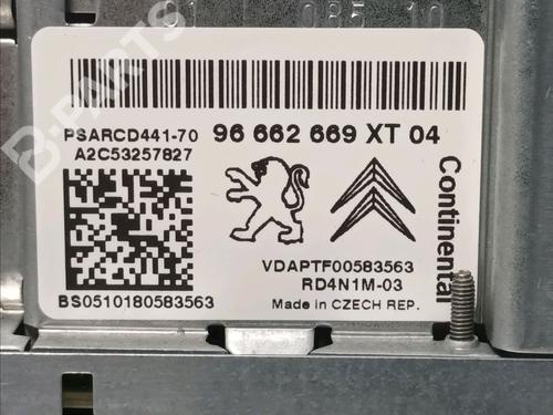 Radio CITROËN C3 II (SC_) 1.4 HDi 70 (SC8HZC, SC8HR0, SC8HP4) | BP10730658E6 