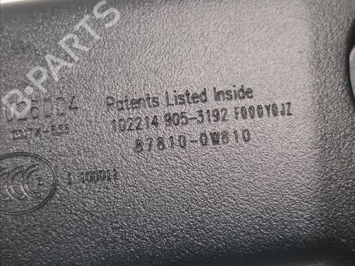 Rear mirror TOYOTA AURIS (_E18_) 1.8 Hybrid (ZWE186_, ZWE186R) | BP16242478I6 