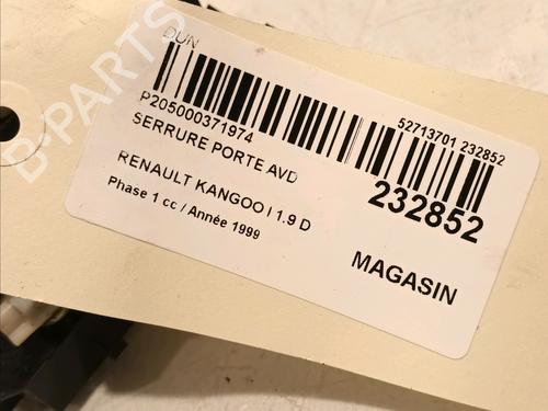 Front right lock RENAULT KANGOO (KC0/1_) D 65 1.9 (KC0E, KC02, KC0J, KC0N) | BP16416627C97 