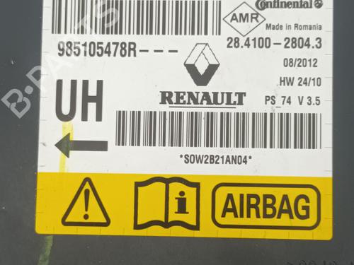 ECU airbags RENAULT MEGANE III Hatchback (BZ0/1_, B3_) 1.5 dCi (BZ0C) | BP31163446M53 