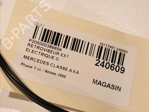 Left mirror MERCEDES-BENZ A-CLASS (W169) A 160 CDI (169.006, 169.306) | BP17551739C26 