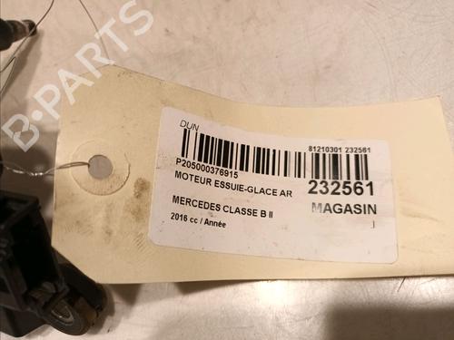 Rear wiper motor MERCEDES-BENZ B-CLASS Sports Tourer (W246, W242) B 160 CDI / d (246.211) | BP16979461M102 