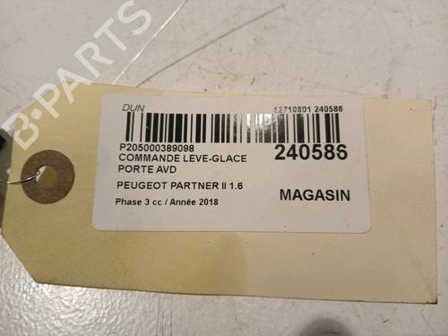 Right front window switch PEUGEOT PARTNER Box Body/MPV 1.6 BlueHDi 100 | BP17738433I26 