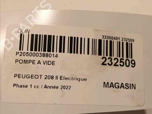 Vacuum pump PEUGEOT 208 II (UB_, UP_, UW_, UJ_) e-208 | BP21051574M80 