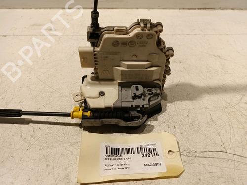 Used Rear left lock AUDI A1 Sportback (8XA, 8XF) 1.6 TDI (90 hp) 18251522