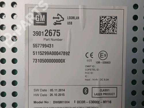 Bilradio OPEL CORSA E (X15) 1.3 CDTI (08, 68) | BP11039659E6 
