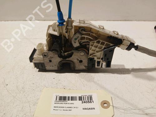 Used Rear left lock MERCEDES-BENZ C-CLASS (W204) C 220 CDI (204.008) (163 hp) 17994338