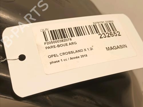 Wheel arch OPEL CROSSLAND X / CROSSLAND (P17, P2QO) 1.2 (75) | BP17134061C56 
