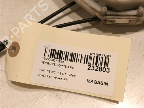 Rear right lock FIAT SEDICI (189_) 1.9 D Multijet | BP16430530C99 