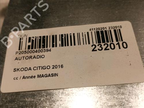 Radio SKODA CITIGO (NF1) 1.0 | BP18731807E6