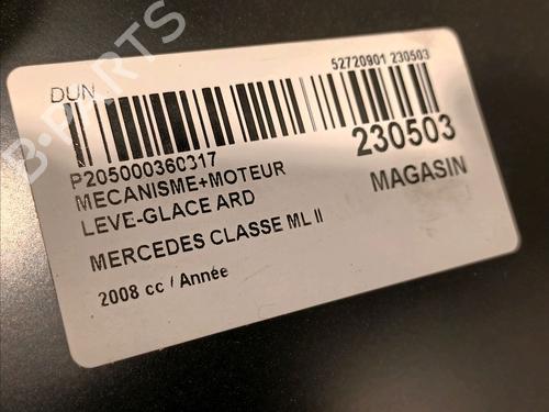 Rear right window mechanism MERCEDES-BENZ M-CLASS (W164) ML 320 CDI 4-matic (164.122) | BP15722546C25 