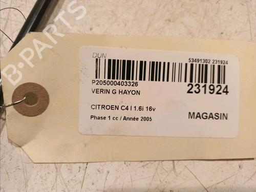 Tailgate lift support CITROËN C4 Coupe (LA_) 1.6 16V | BP18953573C138 