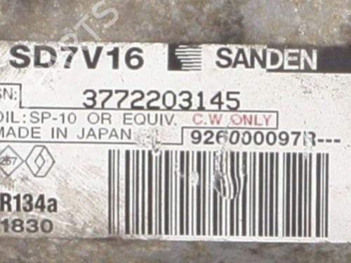 AC compressor DACIA DUSTER (HS_) 1.6 16V Hi-Flex | BP36514667M34  - Image 6