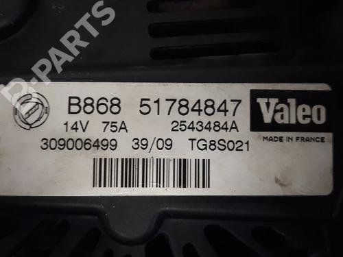 Alternator FIAT PUNTO EVO (199_) 1.3 D Multijet (199AXC1A, 199BXC1A, 199AXT1A, 199BXT1A) | BP9329564M7 