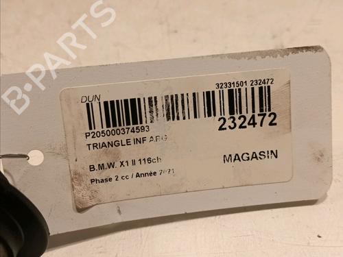 Venstre bagtil bærearm BMW X1 (F48) sDrive 16 d | BP16740358M14 