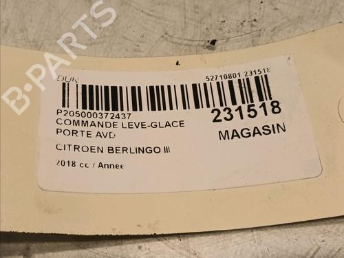Right front window switch CITROËN BERLINGO Box Body/MPV (K9) 1.5 BlueHDi 130 | BP16448979I26 