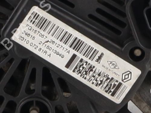 Alternator DACIA DUSTER (HS_) 1.5 dCi 4x4 | BP28688818M7