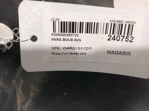 Wheel arch OPEL VIVARO A Van (X83) 2.0 CDTI (F7) | BP18204193C56 