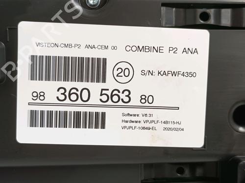 Instrument cluster PEUGEOT 208 II (UB_, UP_, UW_, UJ_) 1.2 PureTech 100 | BP13317997C47 