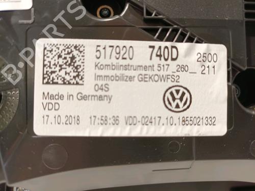 Instrument cluster VW GOLF SPORTSVAN VII (AM1, AN1) 1.0 TSI | BP17662701C47 
