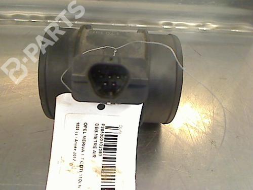 Mass air flow sensor OPEL MERIVA B MPV (S10) 1.7 CDTI (75) | BP9318333M95 