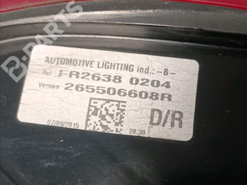 Right taillight RENAULT CLIO IV (BH_) 0.9 TCe 90 (BHNF, BHMA, BHMH, BHJK, BHJR) | BP11373160C35 