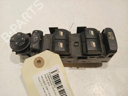 Left front window switch PEUGEOT 308 I (4A_, 4C_) 1.6 HDi (92 hp) 17775994