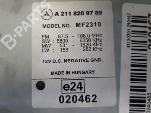 Radio MERCEDES-BENZ E-CLASS T-Model (S211) E 220 T CDI (211.206) | BP9334318E6 
