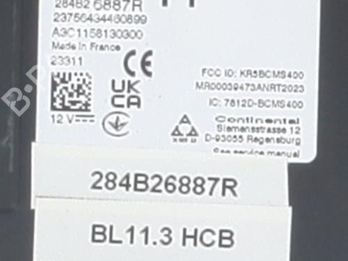 Fuse box RENAULT SCENIC E-TECH PHASE I EV87 | BP30561590E1