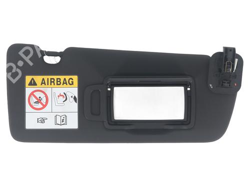 Used Right sun visor RENAULT CLIO V (B7_) 1.3 TCe 130 (B7MF) (131 hp) 16015516