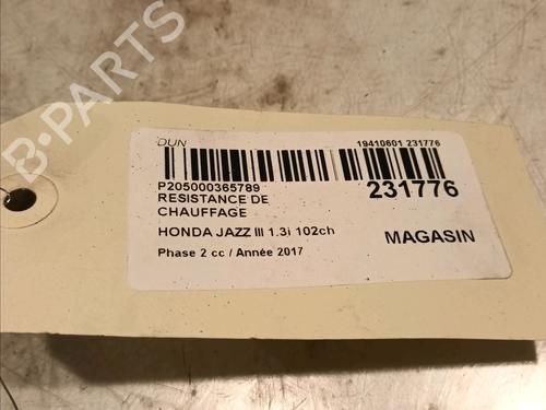 Heater resistor HONDA JAZZ IV (GK_) 1.3 | BP16146217M108 