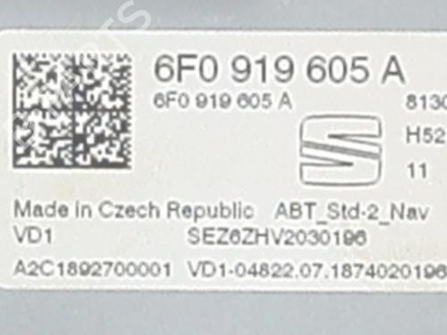 Display monitor SEAT IBIZA V (KJ1, KJG) 1.6 TDI | BP29763538C48 