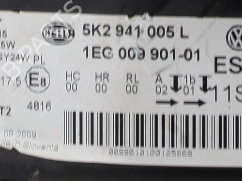Left headlight VW GOLF VI (5K1) 1.4 | BP29763432C28