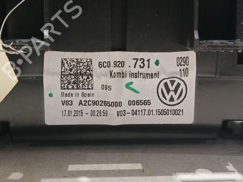 Instrument cluster VW POLO V (6R1, 6C1) 1.4 TDI | BP21782662C47 
