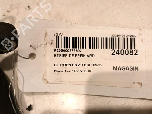 Right rear brake caliper CITROËN C8 (EA_, EB_) 2.0 HDi | BP16832643M106 