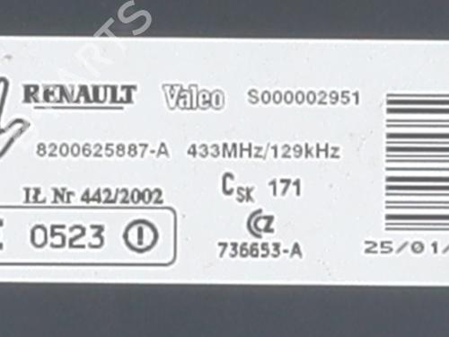 Card reader RENAULT ESPACE IV (JK0/1_) 2.0 dCi (JK02, JK03) | BP29582574E4 