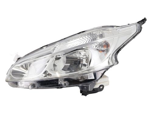 Used Left headlight PEUGEOT 208 I (CA_, CC_) 1.4 HDi (68 hp) 31636400