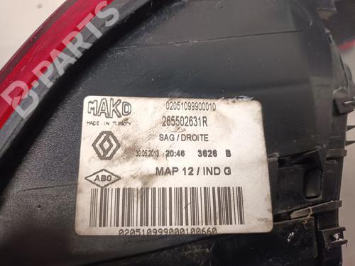 Right taillight RENAULT CLIO IV (BH_) 1.5 dCi 90 | BP9338381C35 