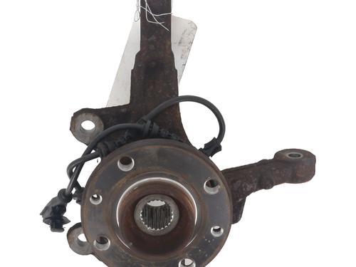 Used Left front steering knuckle RENAULT CLIO III (BR0/1, CR0/1) 1.2 16V (BR02, BR0J, BR11, CR02, CR0J, CR11) (75 hp) 28838345