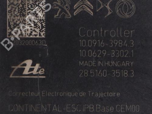 ABS pump PEUGEOT 2008 II (UD_, US_, UY_, UJ_, UR_, UC_) 1.2 PureTech 130 (USHNS, URHNS) | BP30742351M43