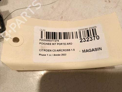 Rear right interior door handle CITROËN C5 AIRCROSS (A_) 1.5 BlueHDi 130 (ACYHZJ, ACYHZR) | BP16832729I16 