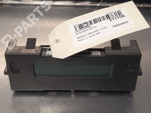 Pantalla multifuncion RENAULT MEGANE II (BM0/1_, CM0/1_) 1.5 dCi (BM1F, CM1F) (86 hp) 9338012