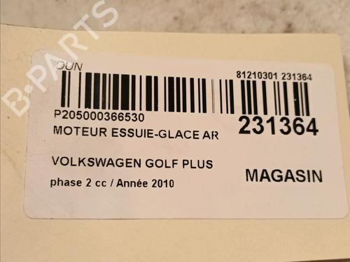 Rear wiper motor VW GOLF PLUS V (5M1, 521) 1.6 TDI | BP16159167M102 