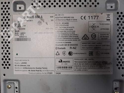 Radio VW POLO V (6R1, 6C1) 1.0 | BP9337020E6