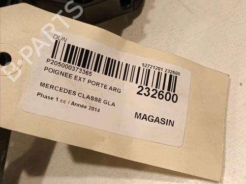 Rear left exterior door handle MERCEDES-BENZ GLA-CLASS (X156) GLA 220 CDI 4-matic (156.905) | BP16487019C130 
