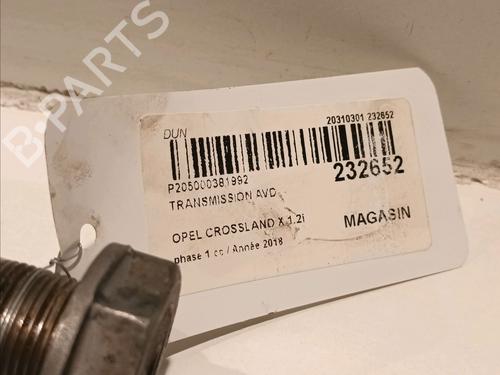 Right front driveshaft OPEL CROSSLAND X / CROSSLAND (P17, P2QO) 1.2 (75) | BP17241397M39 